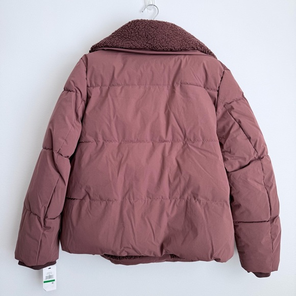 Andrew Marc Women's Valencia Water Resistant Faux Shearling Lined Puffer Jacket - Picture 2 of 10